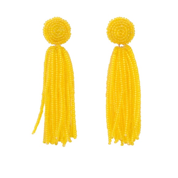 NWOT Megan Park Tassel Earrings - Picture 2 of 3